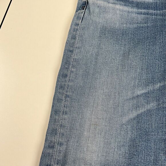 Adriano Goldschmied Relaxed Skinny Nikki Light Wash Distressed Jeans Womens 28 - Picture 13 of 16